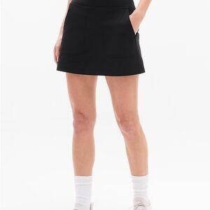 Athleta Tee Time High Rise Skort 15" - Black Size Small